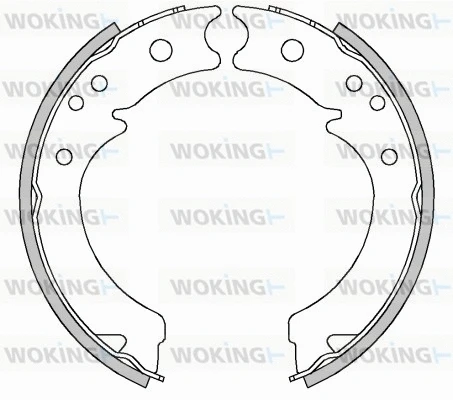 Brake Shoe, parking brake (Z4457.00)