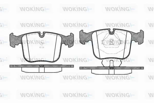 Brake Pad Set, disc brake (P2803.00)