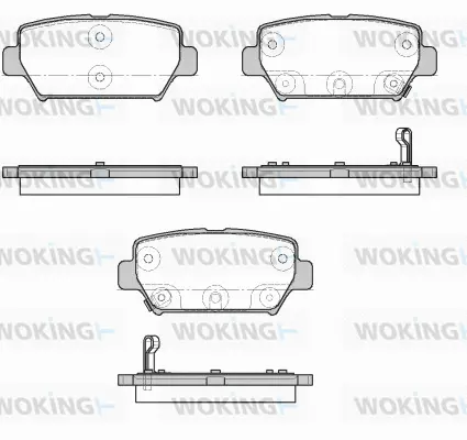 Brake Pad Set, disc brake (P19823.02)