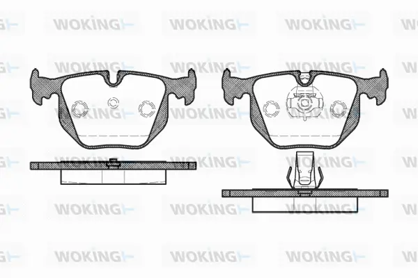 Brake Pad Set, disc brake (P2813.30)