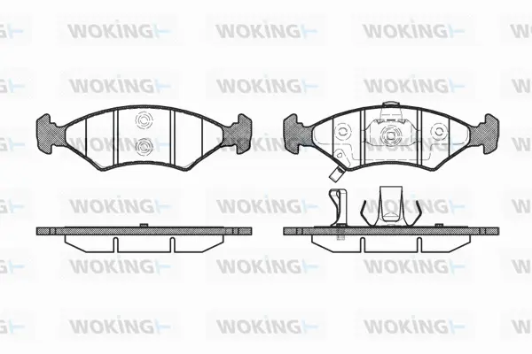 Brake Pad Set, disc brake (P4023.22)