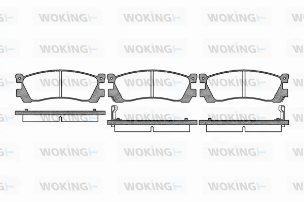 Brake Pad Set, disc brake (P2993.12)