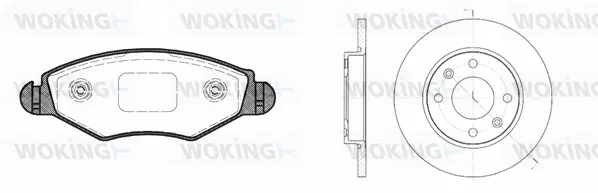 Brake Kit, disc brake (87433.04)