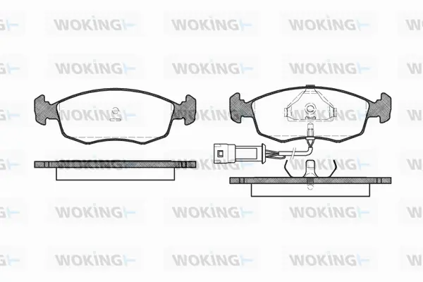Brake Pad Set, disc brake (P0723.02)
