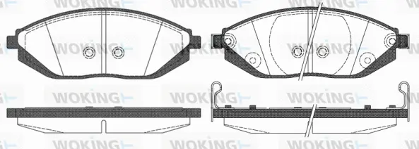 Brake Pad Set, disc brake (P15723.02)