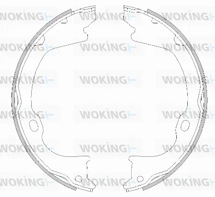 Brake Shoe, parking brake (Z4282.01)