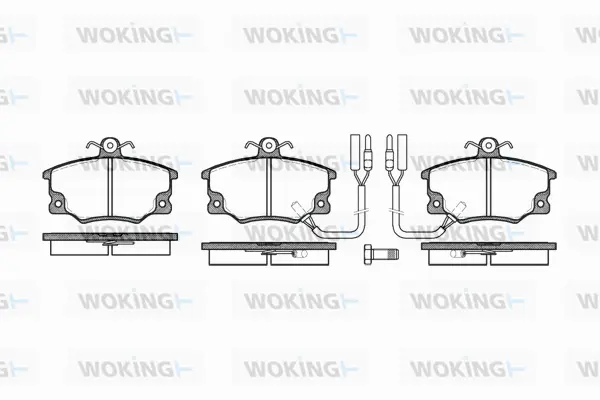 Brake Pad Set, disc brake (P0463.22)