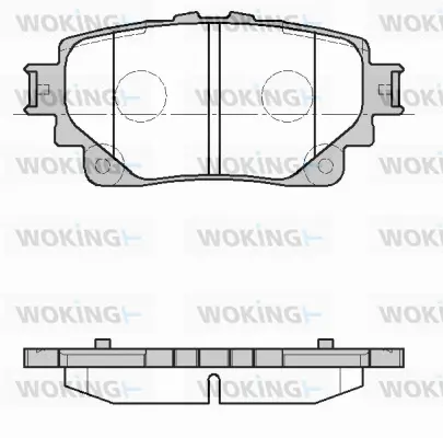 Brake Pad Set, disc brake (P19723.00)