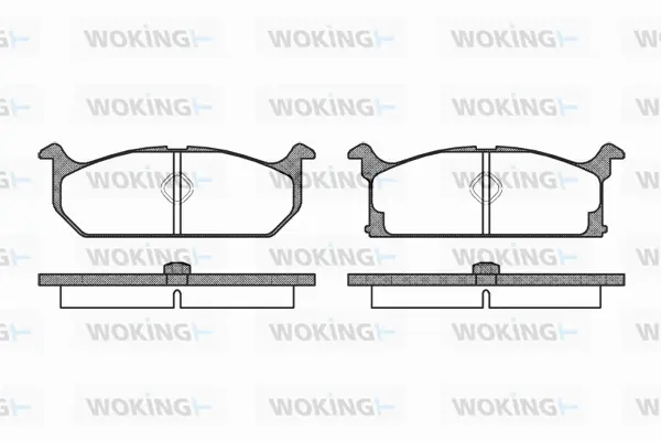 Brake Pad Set, disc brake (P0943.00)
