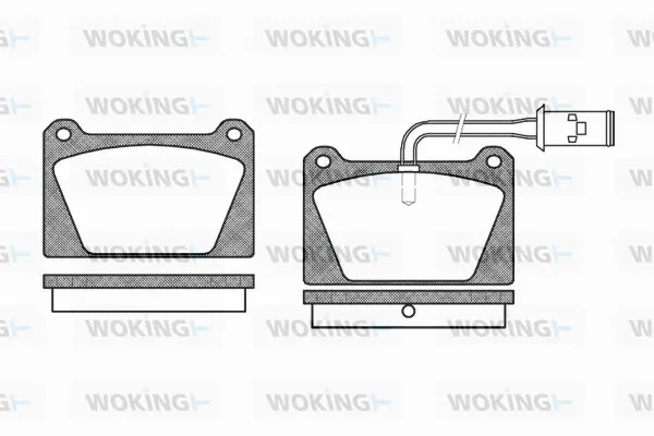 Brake Pad Set, disc brake (P0223.02)