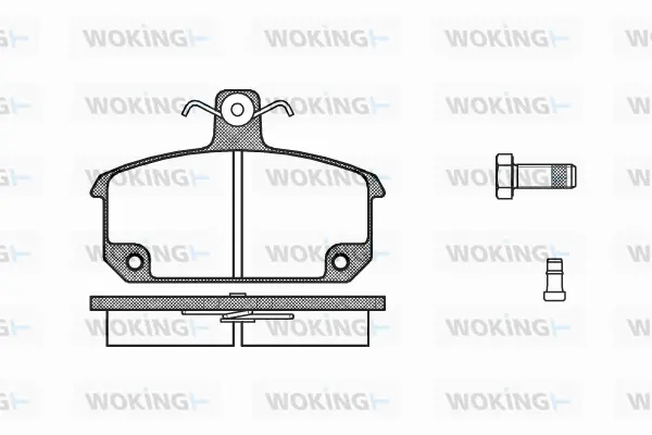 Brake Pad Set, disc brake (P0043.02)
