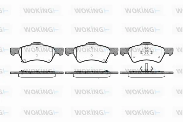 Brake Pad Set, disc brake (P9103.02)