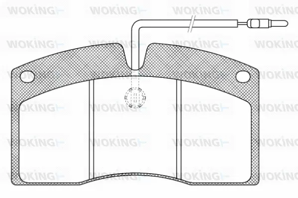 Brake Pad Set, disc brake (JSA 4053.40)