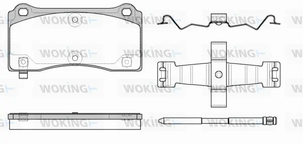 Brake Pad Set, disc brake (P8833.14)