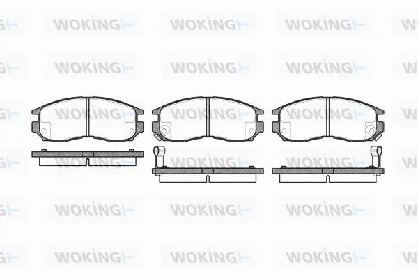Brake Pad Set, disc brake (P5603.02)