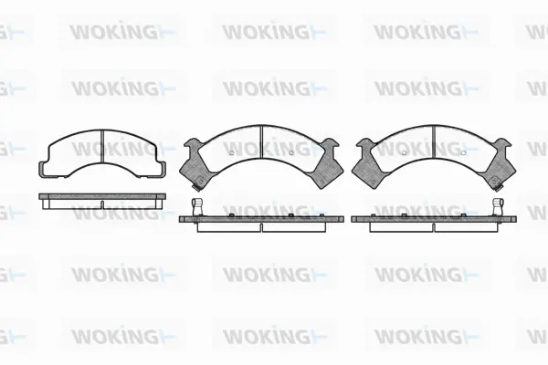 Brake Pad Set, disc brake (P2943.00)
