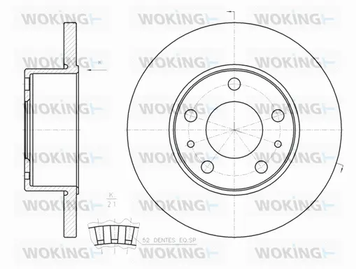 Brake Disc (D61202.00)