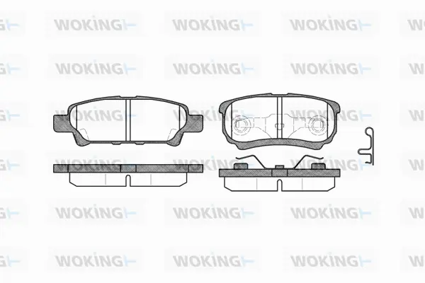 Brake Pad Set, disc brake (P11513.02)