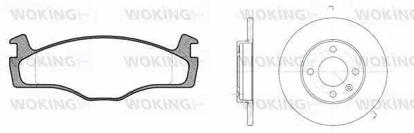 Brake Kit, disc brake (80713.01)