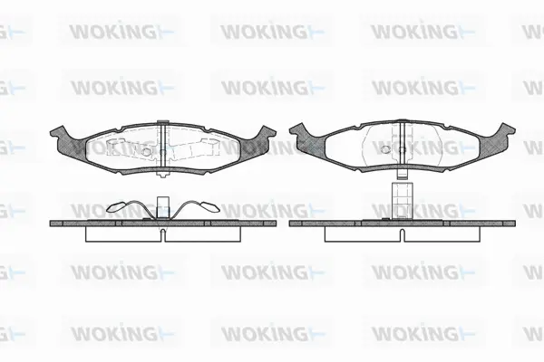 Brake Pad Set, disc brake (P5773.00)
