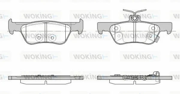 Brake Pad Set, disc brake (P18443.02)
