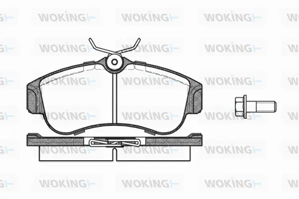 Brake Pad Set, disc brake (P2203.00)
