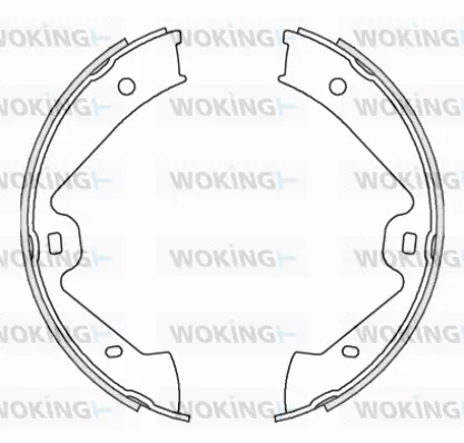 Brake Shoe, parking brake (Z4675.00)