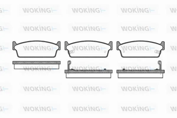 Brake Pad Set, disc brake (P3273.02)