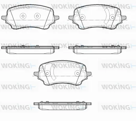 Brake Pad Set, disc brake (P19853.00)