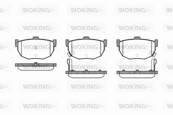 Brake Pad Set, disc brake (P3943.12)