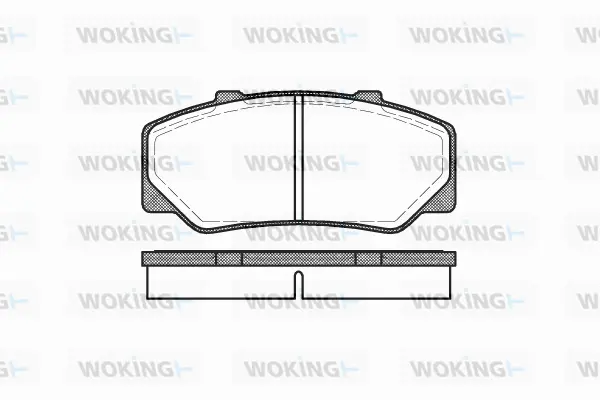 Brake Pad Set, disc brake (P0763.00)