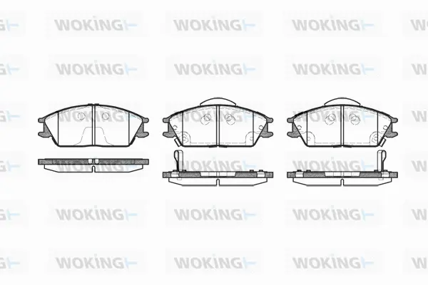 Brake Pad Set, disc brake (P3243.22)