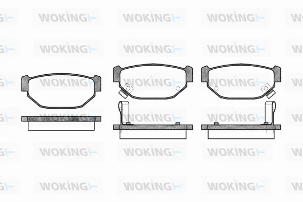 Brake Pad Set, disc brake (P3263.02)