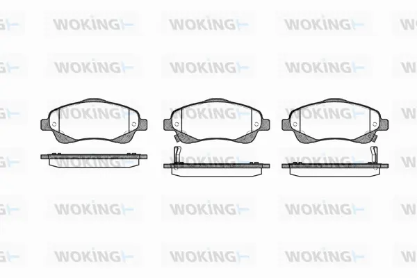 Brake Pad Set, disc brake (P11463.02)