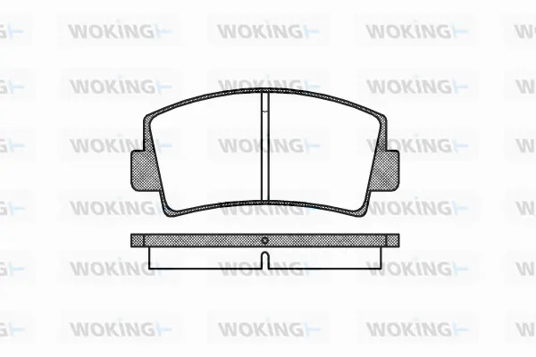 Brake Pad Set, disc brake (P1783.00)