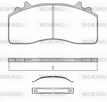 Brake Pad Set, disc brake (JSA 19413.10)