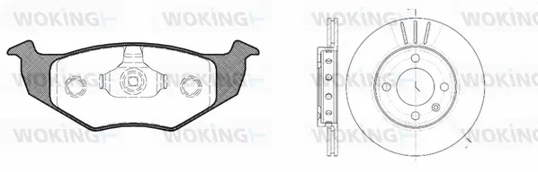 Brake Kit, disc brake (87093.02)