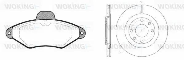 Brake Kit, disc brake (85383.00)