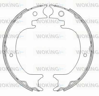 Brake Shoe, parking brake (Z4279.00)