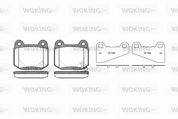 Brake Pad Set, disc brake (P1143.52)