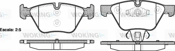 Brake Pad Set, disc brake (P11523.10)