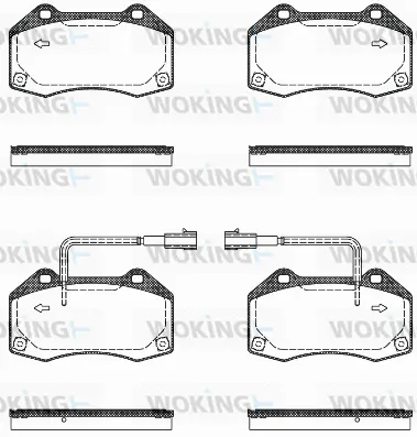 Brake Pad Set, disc brake (P10133.10)