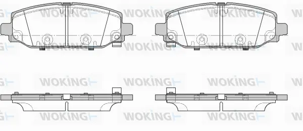 Brake Pad Set, disc brake (P19443.02)