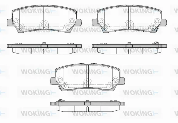Brake Pad Set, disc brake (P17213.22)