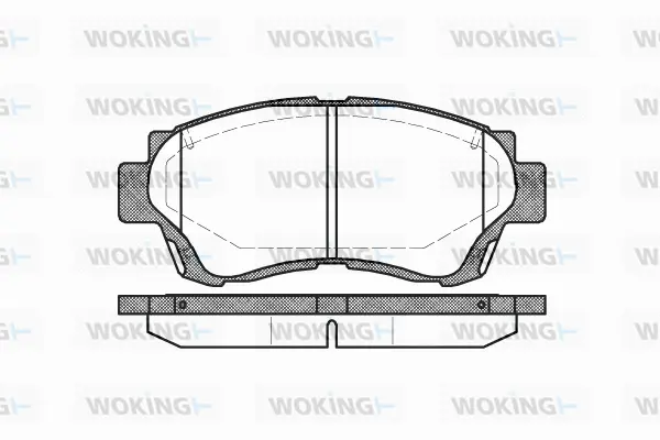 Brake Pad Set, disc brake (P2703.00)