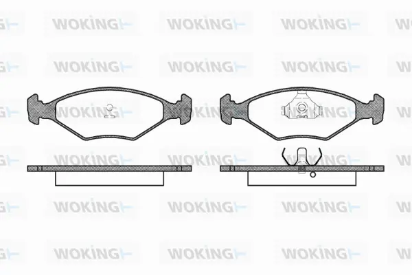 Brake Pad Set, disc brake (P3813.00)