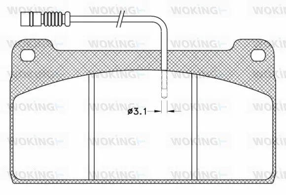 Brake Pad Set, disc brake (JSA 9233.41)