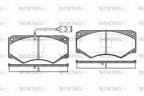 Brake Pad Set, disc brake (P1473.52)