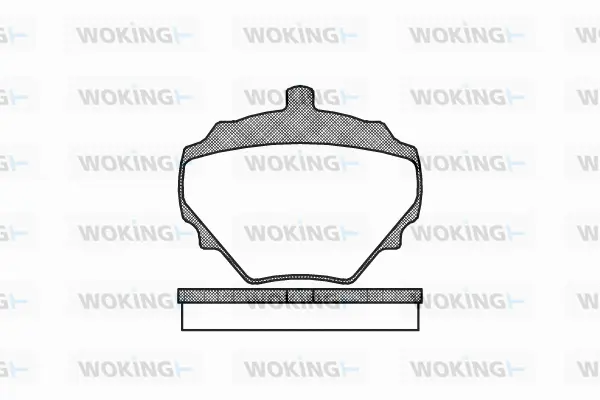 Brake Pad Set, disc brake (P1523.10)