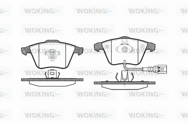 Brake Pad Set, disc brake (P8643.32)